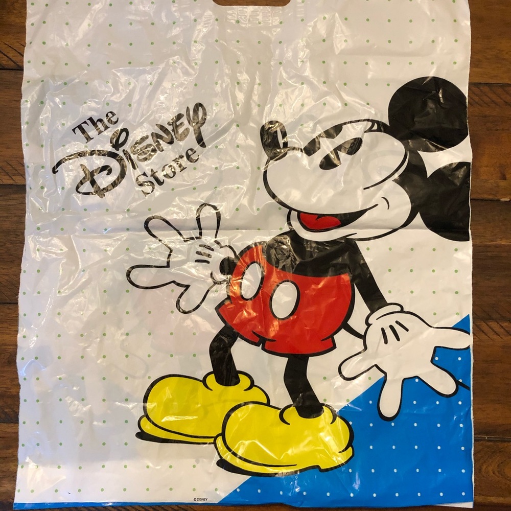 Vintage Disney Store Shopping Bag